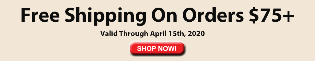 free shipping order over $75