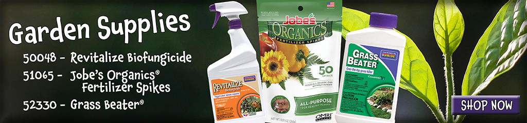 Le forniture da giardino offerte da Jung Seed come fertilizzanti e diserbo