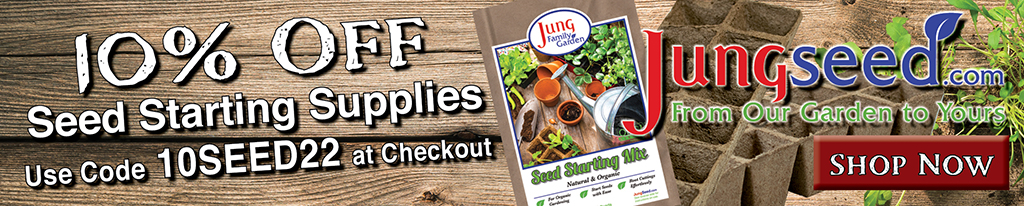 10% off seed starting supplies
